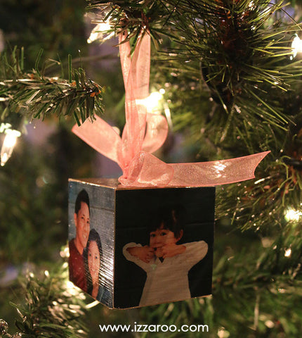 IZZAROO - DIY Wooden Photo Ornament
