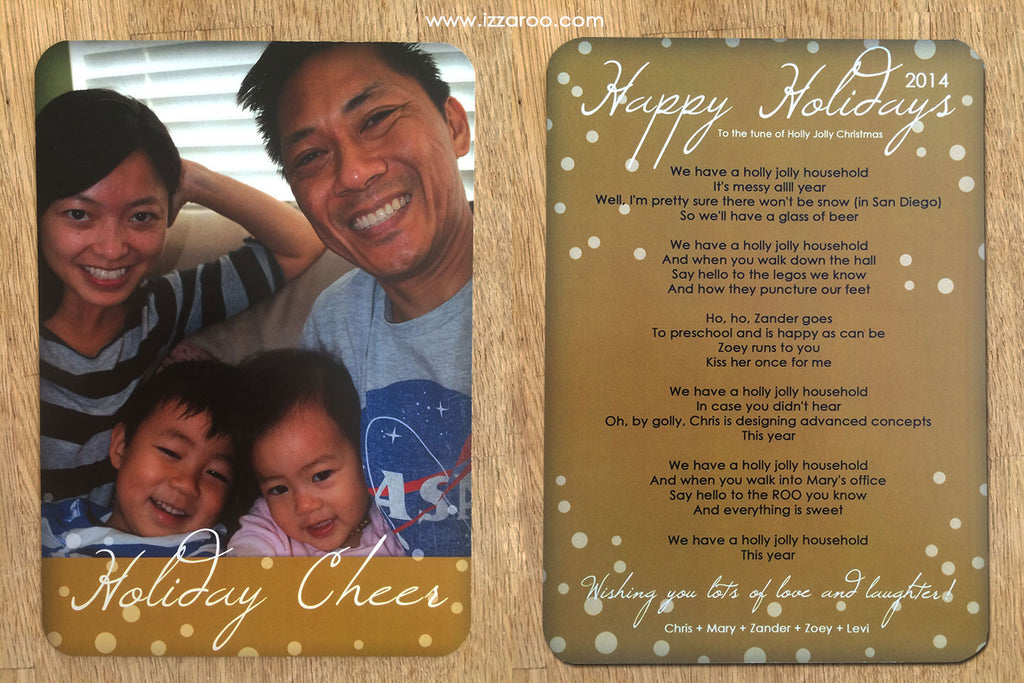 IZZAROO - DIY Holiday Card Ideas