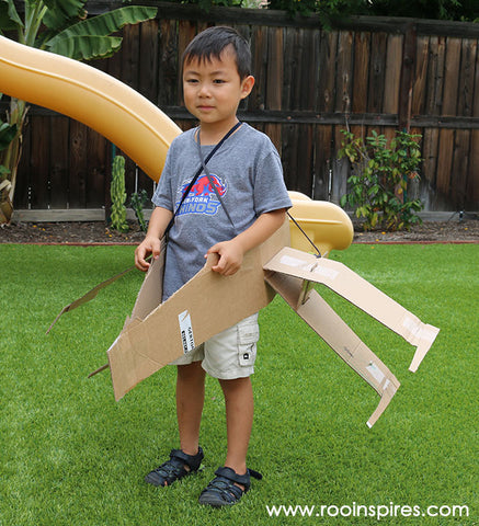 IZZAROO - DIY Tutorial - Cardboard Star Wars X-Wing Fighter Costume