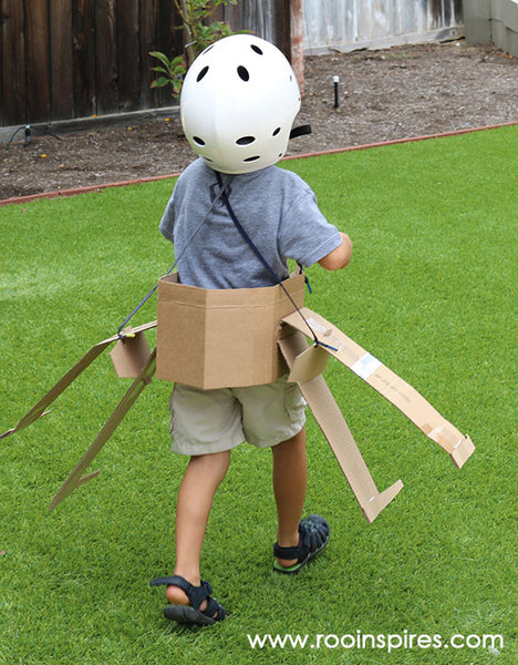 IZZAROO - DIY Tutorial - Cardboard Star Wars X-Wing Fighter Costume