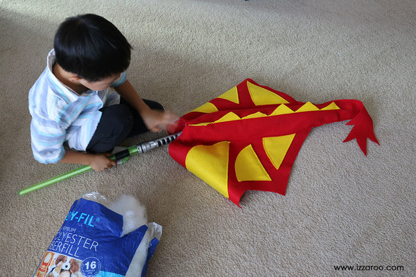 IZZAROO - DIY Tutorial - Dragon Halloween Costume