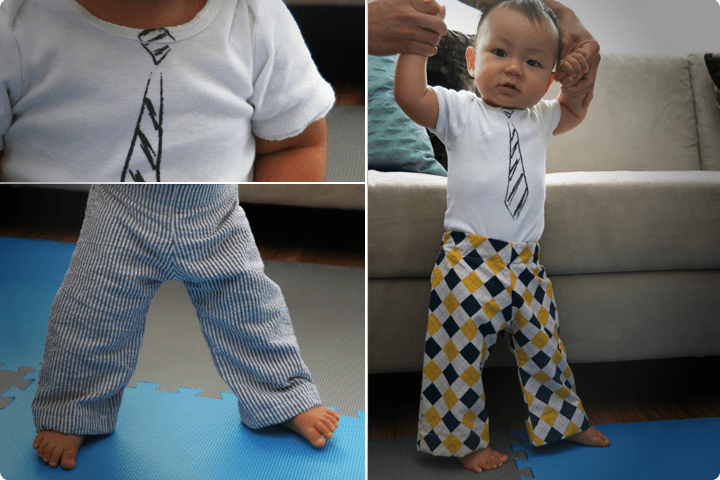 DIY Tutorial – Kids’ Screen Printed Onesie + Hand-sewn&nbsp;Pants