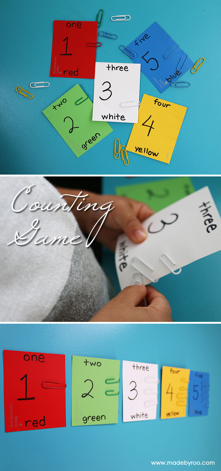 DIY Tutorial – Kids Counting and Color Matching&nbsp;Game
