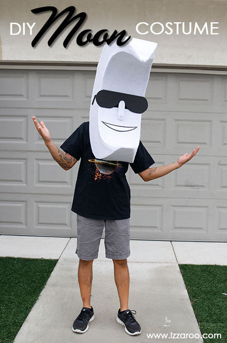 DIY Tutorial – Adult Oversized Moon Head Halloween&nbsp;Costume
