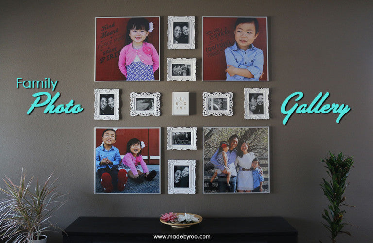 DIY Tutorial – Family Photo Wall&nbsp;Collage