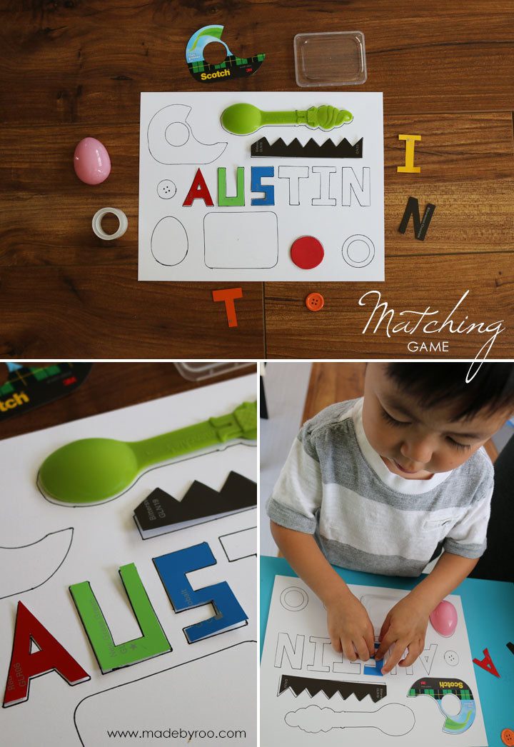 DIY Tutorial – Kids’ Shape Matching&nbsp;Game