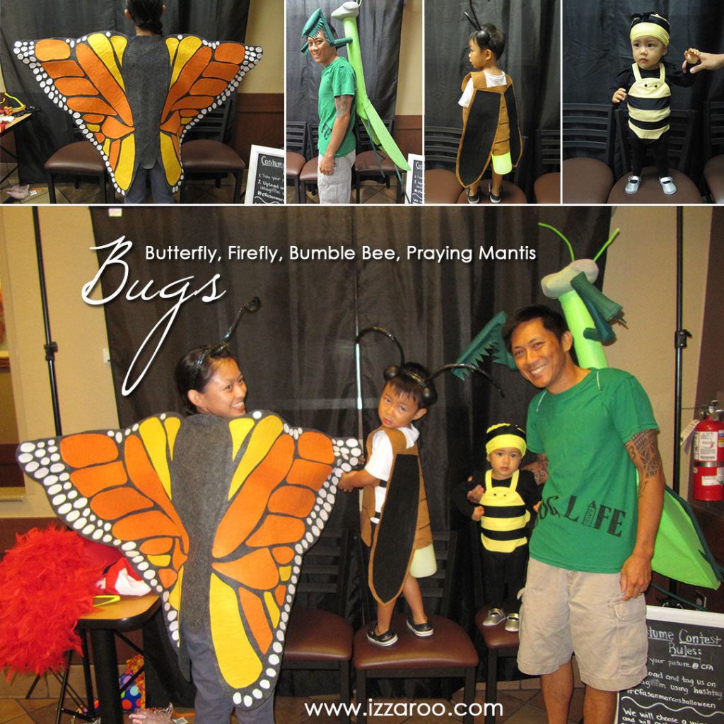 Halloween 2014 – DIY Tutorials – Insect/Bug Themed Family Halloween&nbsp;Costumes