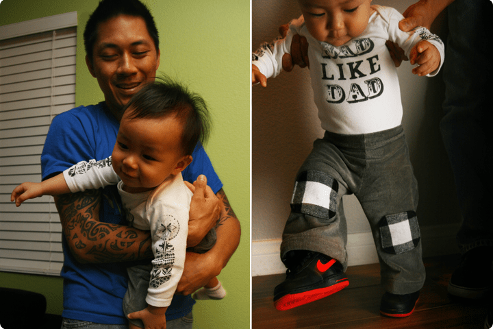 DIY Tutorial – Screen Printed Kids T-Shirts and Pants with&nbsp;Kneepads
