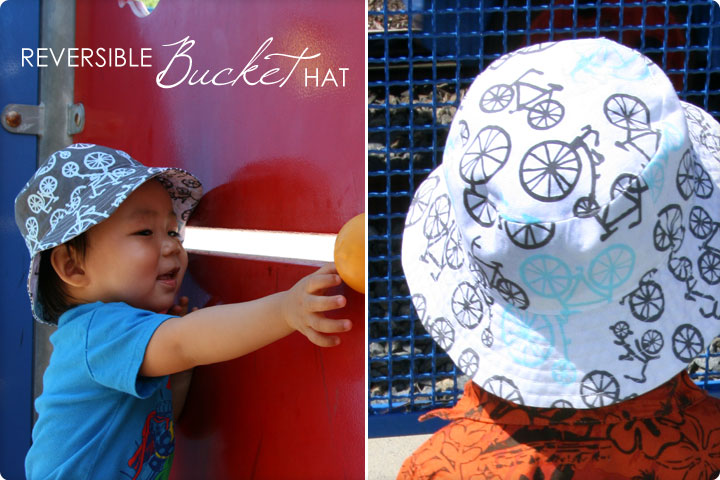DIY Tutorial – How to Make a Kids’ Reversible Bucket&nbsp;Hat