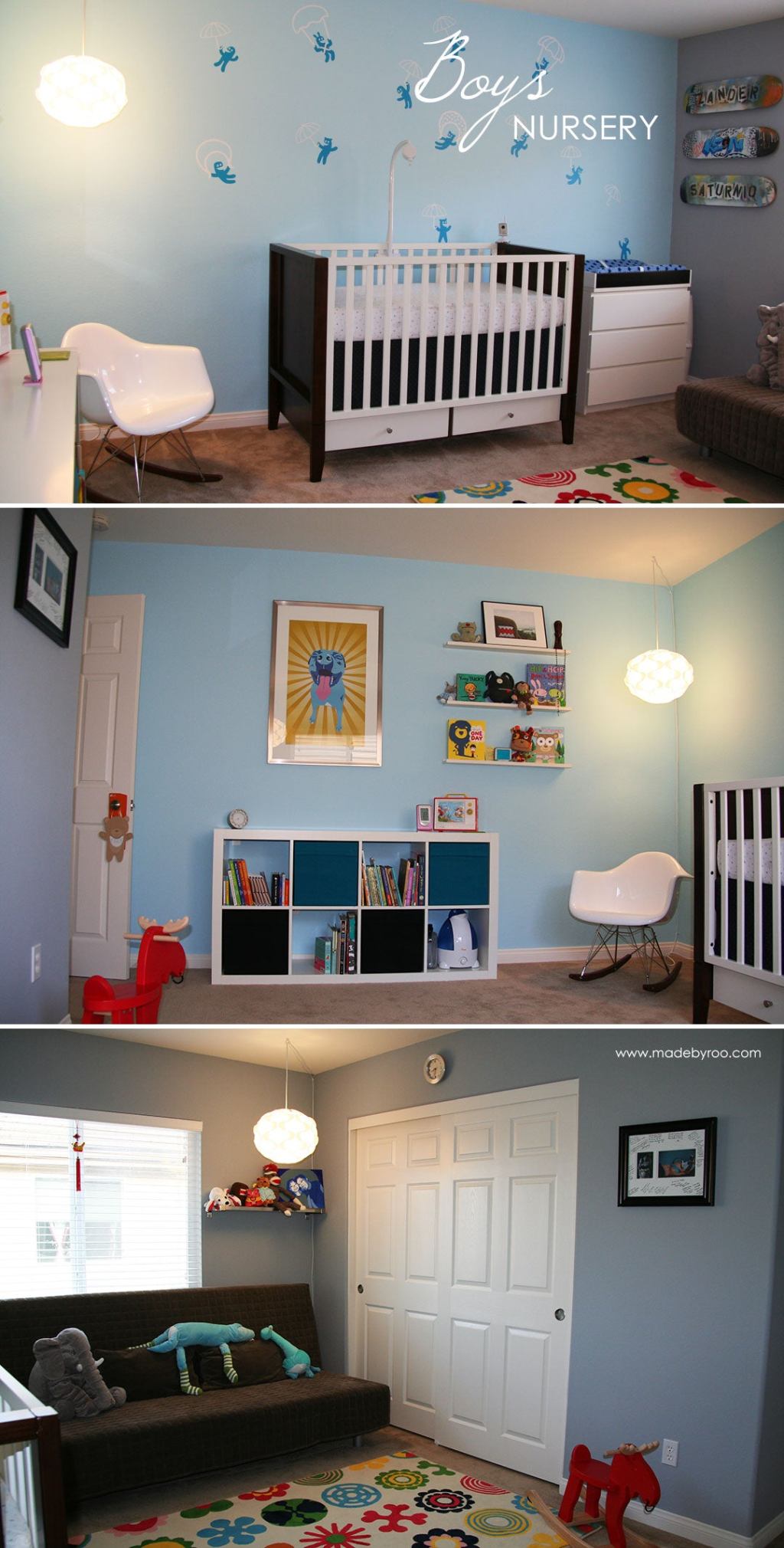 Baby Boy and Girl Nursery Room Decorating&nbsp;Ideas