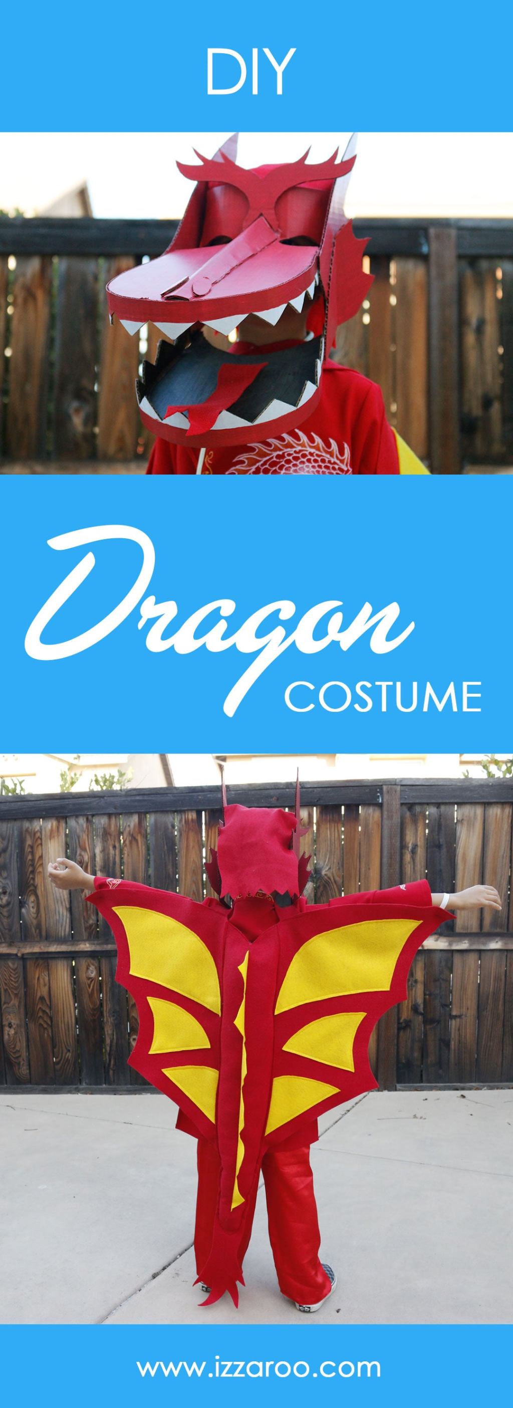 DIY Tutorial – How to Make a Dragon Halloween&nbsp;Costume