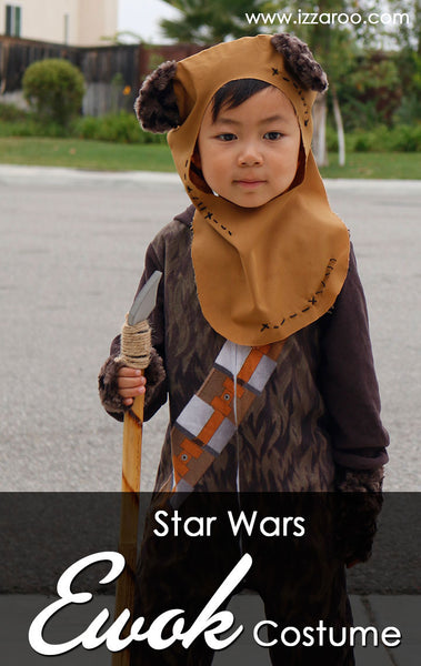 IZZAROO - DIY Star Wars Ewok Costume Tutorial