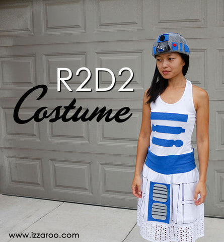 IZZAROO - DIY Star Wars R2D2 Women's Costume Tutorial